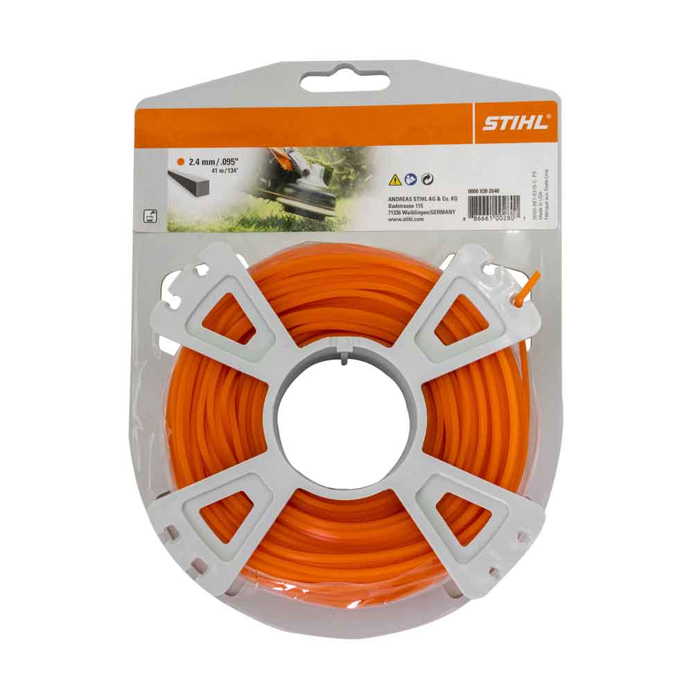 Stihl 9302640 Mähfaden quadratisch Rolle 2,4 mm 43 m, 2.4mm / 43m Stihl 9302640 Mähfaden quadratisch Rolle 2,4 mm 43 m, 2.4mm / 43m
